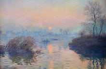 Sunset on the Seine at Lavacourt, 1880