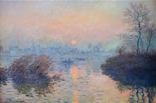 Sunset on the Seine at Lavacourt, 1880