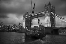 Thames Barge up to Tower Bridge