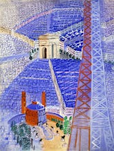 The Eiffel Tower Project for the Beauvais Tapestry c. 1929-1930