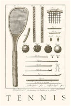 Tennis Racquet (Serigraph)