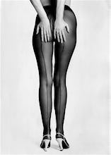 Chris Maxey's legs in tights, 1976