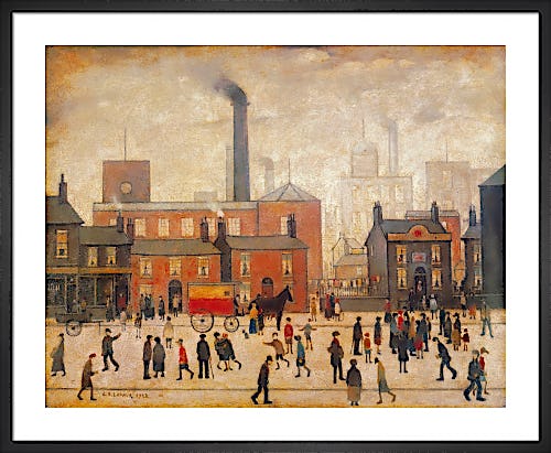 Coming Home from the Mill by L.S. Lowry