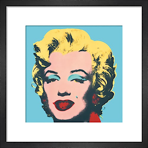 Marilyn, 1967 (on blue ground) by Andy Warhol
