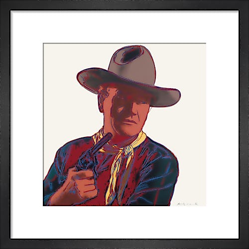 John Wayne, 1986 by Andy Warhol