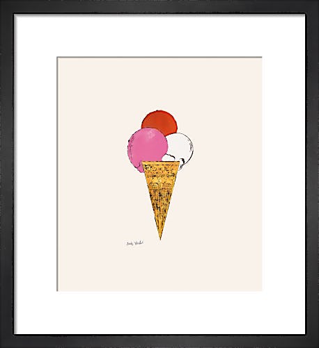 Ice Cream Dessert, c.1959 (red, pink, white) by Andy Warhol