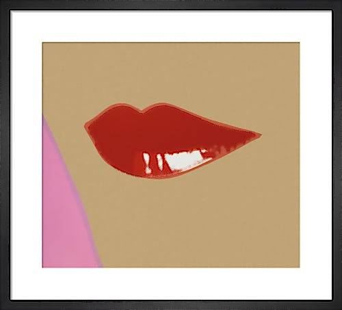 1 page from Lips Book, c.1975 by Andy Warhol