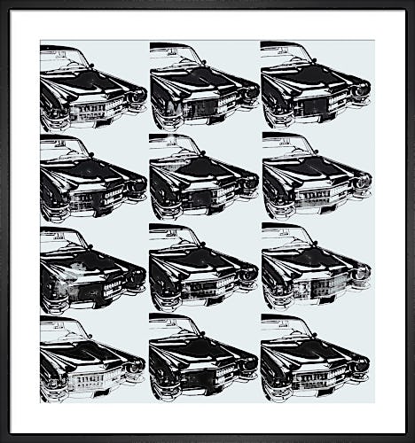 Twelve Cars, 1962 by Andy Warhol