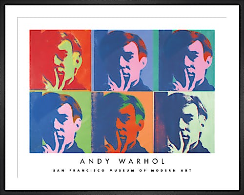 A Set of Six Self-Portraits, 1967 by Andy Warhol