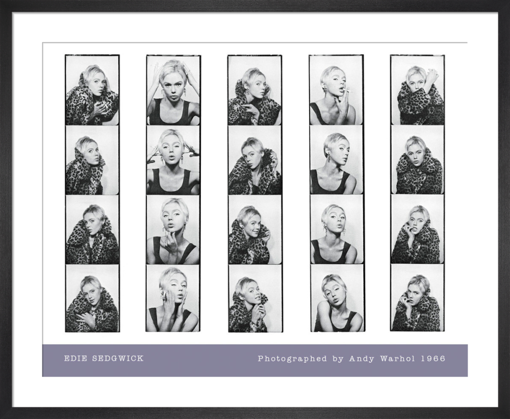 Screen Test: Edie Sedgwick, 1965 Poster by Andy Warhol