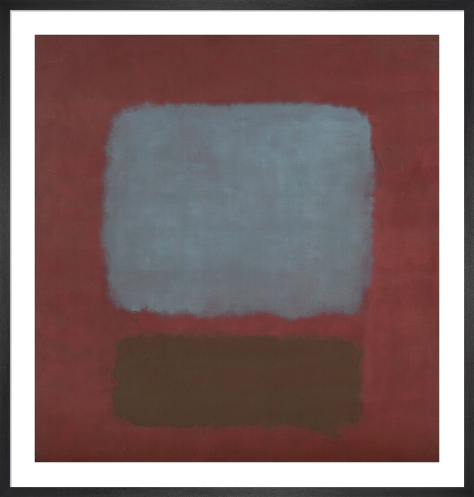 Nº.37 &amp; Nº.19 (Slate Blue and Brown on Plum)