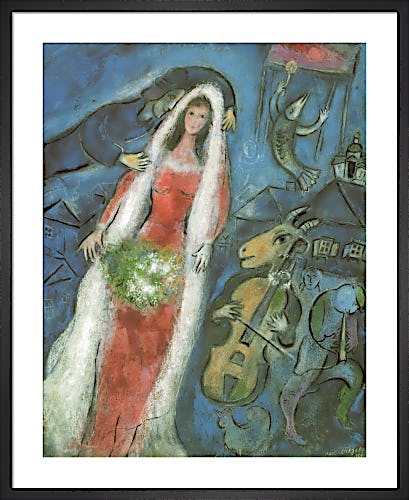 The Bride by Marc Chagall