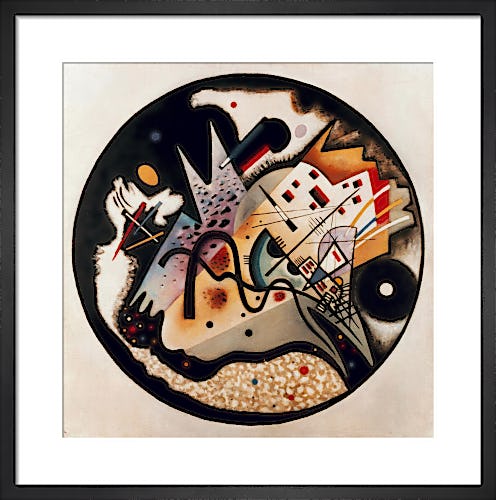 In the Black Circle, 1923 (Dans le Cercle Noir) by Wassily Kandinsky
