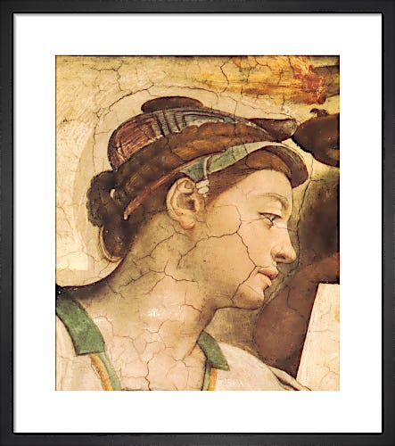 Portrait: Erythrean Sibyl by Michelangelo