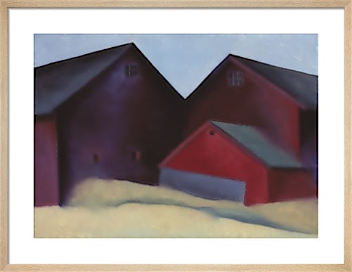 Ends of Barns by Georgia O'Keeffe