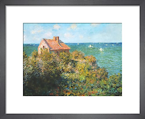 Fisherman's Cottage on the Cliffs at Varengeville by Claude Monet
