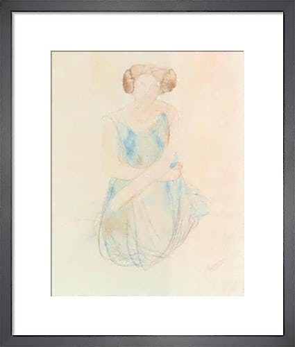 Seated Woman in a Dress, after 1900 by Auguste Rodin