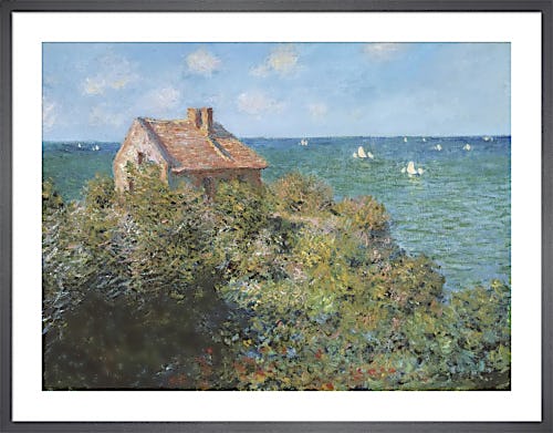 Fisherman's Cottage on the Cliffs at Varengeville, by Claude Monet