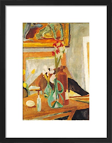 Flowers and Studio, 1915 by Vanessa Bell