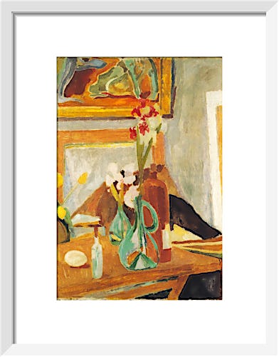 Flowers and Studio, 1915 by Vanessa Bell