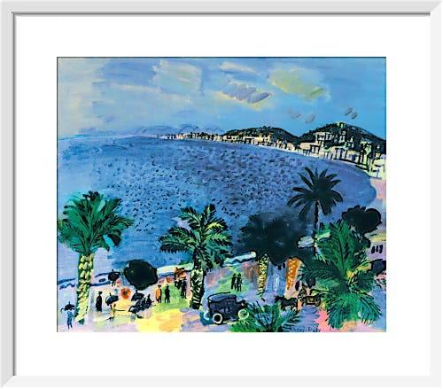 The Bay of Angels - Nice, 1929 by Raoul Dufy
