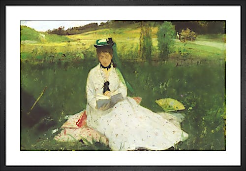 Reading (La lecture), 1873 by Berthe Morisot
