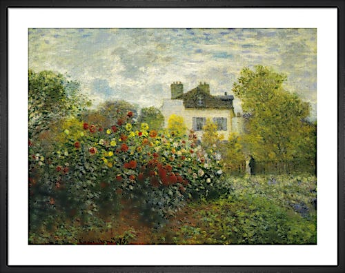 The Artist's Garden in Argenteuil (A Corner of the Garden with Dahlias), 1873 by Claude Monet
