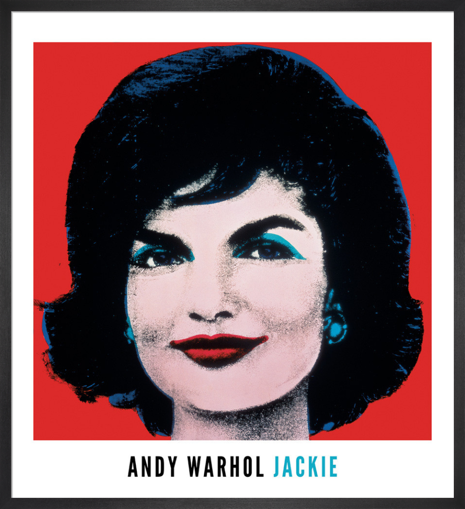 Jackie, 1964 (on red) Poster by Andy Warhol | King & McGaw