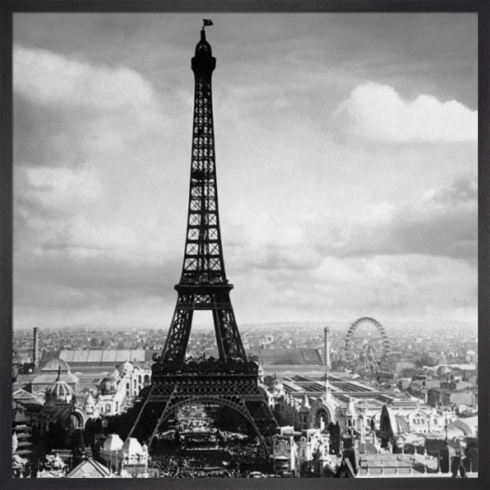 The Eiffel Tower, Paris France, 1897