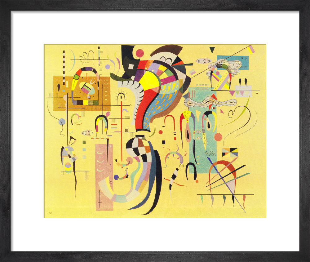 Yellow, Red, Blue, 1925 Art Print by Wassily Kandinsky | King & McGaw