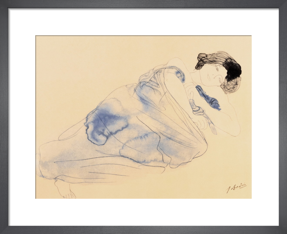 Femme vetue allongee sur flanc (small)