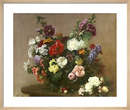A Bouquet of Mixed Flowers, 1881 by Ignace-Henri-Théodore Fantin-Latour