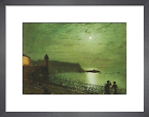 Scarborough by Moonlight, from the Steps of the Grand Hotel by John Atkinson Grimshaw