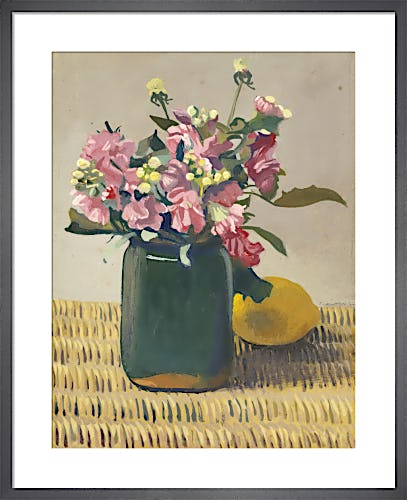 A Bouquet of Flowers and a Lemon, 1924 by Félix Vallotton