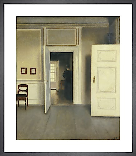 A Woman in an Interior, Strandgade 30, 1901 by Vilhelm Hammershoi