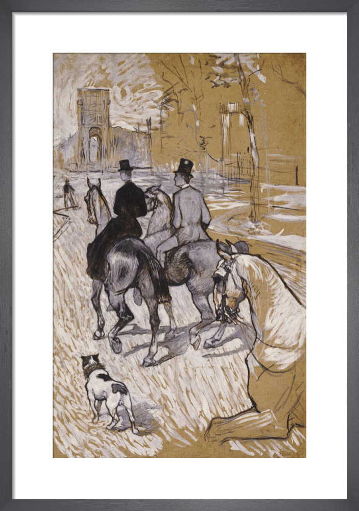 Riders on the Way to the Bois Du Bolougne, 1888