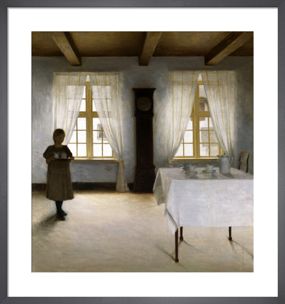 Vilhelm Hammershøi's 'Interior. The Music Room, Strandgade