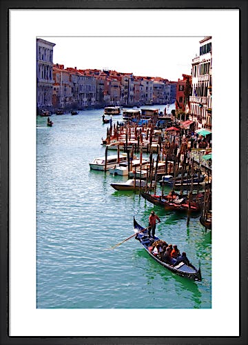 Gondola on the Grand Canal Venice by Wayne Williams