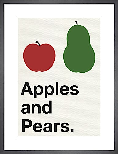 Apples and Pears red and green by Yeah, That