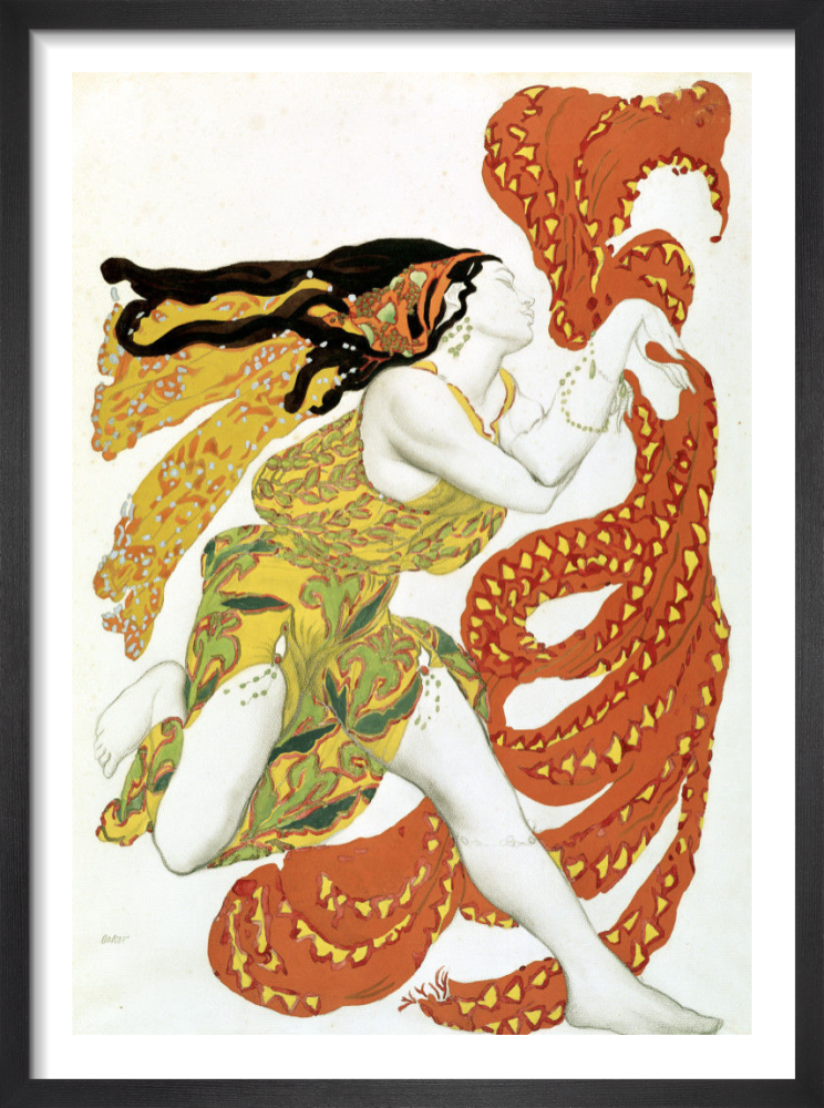 Costume Design for a Bacchante in 'Narcisse' by Tcherepnin, 1911