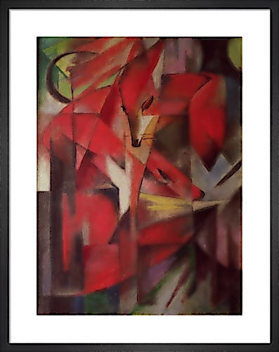 Red Deer Ii Art Print By Franz Marc King Mcgaw