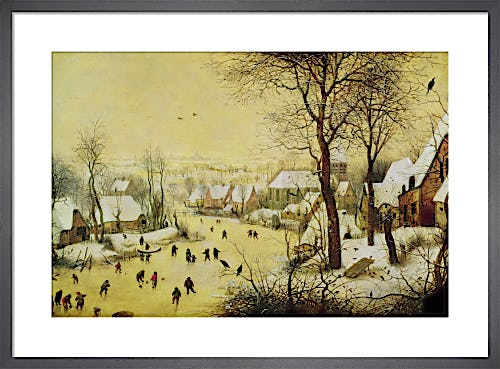 Winter Landscape with Skaters and a Bird Trap, 1565 by Pieter Bruegel The Elder