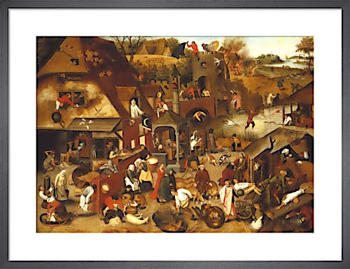 The Flemish Proverbs by Pieter Brueghel The Younger
