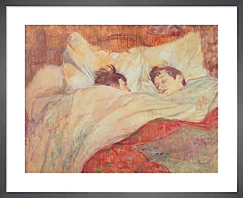 The Bed, c.1892 by Henri de Toulouse-Lautrec