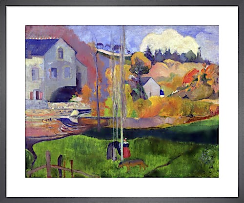 Brittany Landscape: the David Mill, 1894 by Paul Gauguin