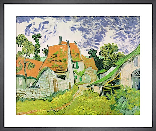 Street in Auvers-sur-Oise, 1890 by Vincent Van Gogh