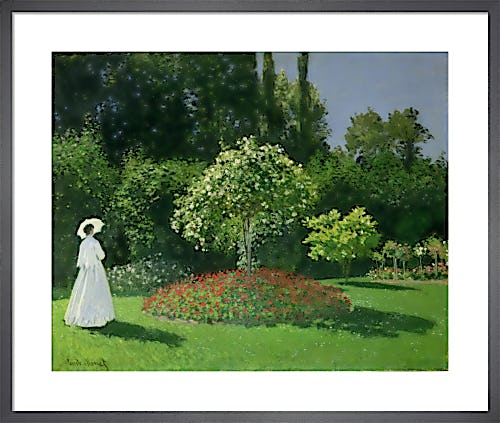 Woman in a Garden, 1867 by Claude Monet