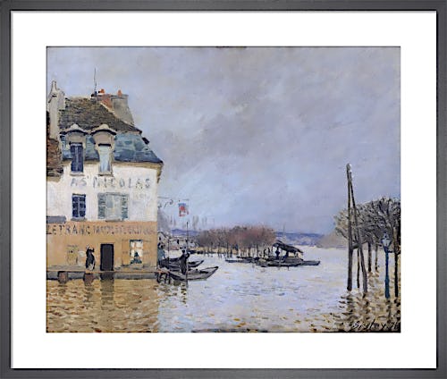 The Flood at Port-Marly, 1876 by Alfred Sisley
