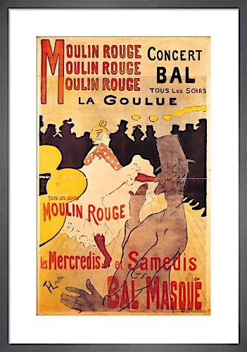 Moulin Rouge by Henri de Toulouse-Lautrec