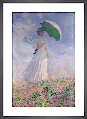 Woman with Umbrella by Claude Monet